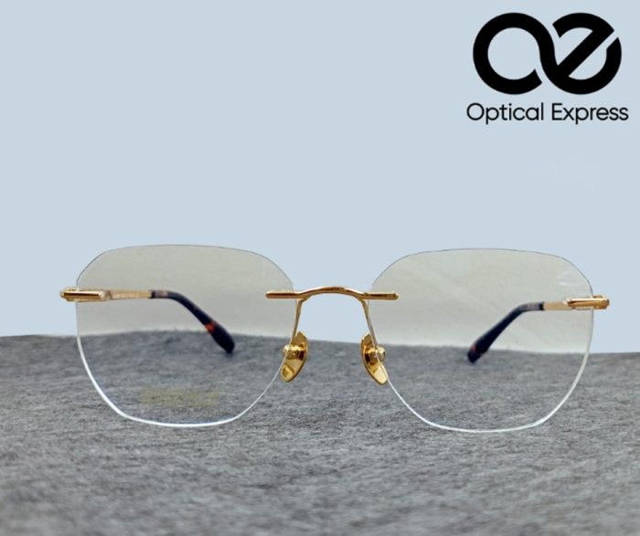 Cartier Titanium Rimless Eyeglasses – Model: 91107 - Image 2