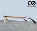 Cartier Titanium Rimless Eyeglasses – Model: 91107 - Image 3