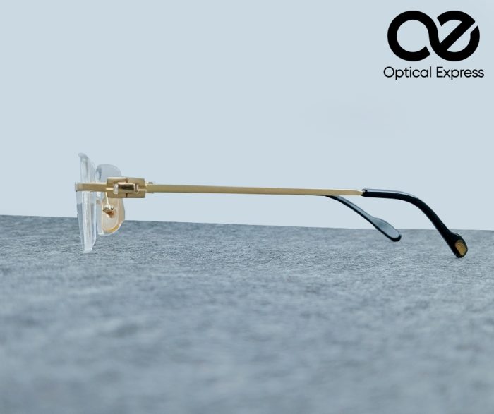 Cartier Rimless Titanium Eyeglasses – Model: 2608145 - Image 3