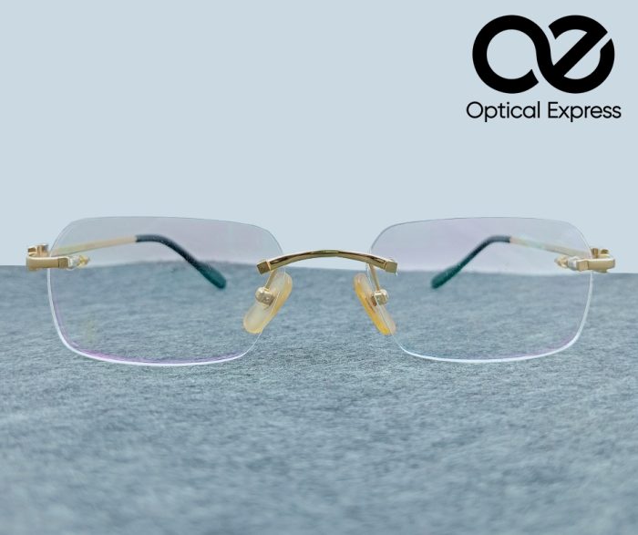 Cartier Rimless Titanium Eyeglasses – Model: 2608145 - Image 2