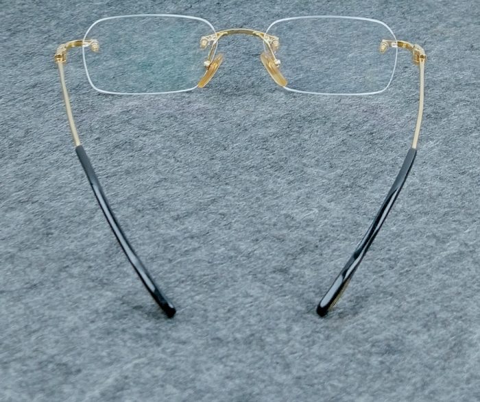 Cartier Rimless Titanium Eyeglasses – Model: 2608145 - Image 4