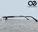 Cartier Titanium Rimless Eyeglasses – Model: 91091 (Gun Metal) - Image 3