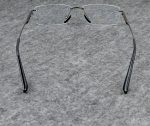 Cartier Titanium Rimless Eyeglasses – Model: 91091 (Gun Metal) - Image 4