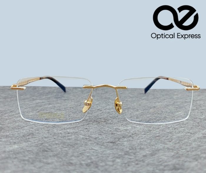 Cartier Titanium Rimless Eyeglasses – Model: 91102 - Image 2