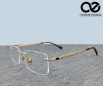 Cartier Titanium Rimless Eyeglasses – Model: 91102