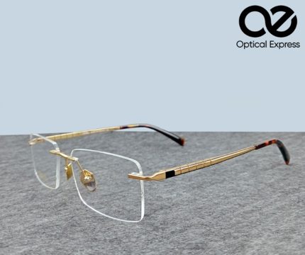 Cartier Titanium Rimless Eyeglasses – Model: 91102