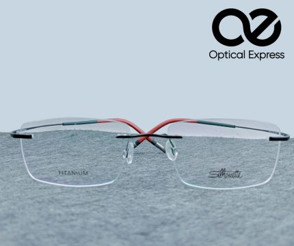 Silhouette Titanium Rimless Eyeglasses – Model: 7577 20 6056