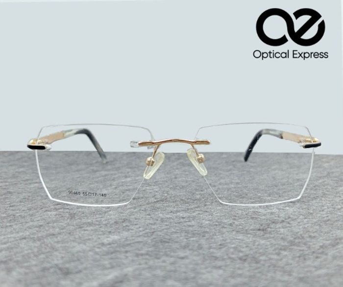 Danson Rimless Eyeglasses – Model: DA9926 - Image 2