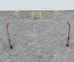 Luxury Gold Rimless Eyeglasses – Model: 2452234 - Image 4