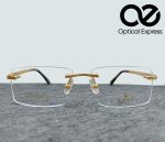 Rolex Titanium Rimless Eyeglasses – Model: K22624 - Image 3