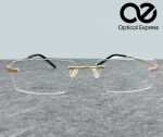 Snow Bird Titanium Rimless Eyeglasses – Model: 2220 - Image 2