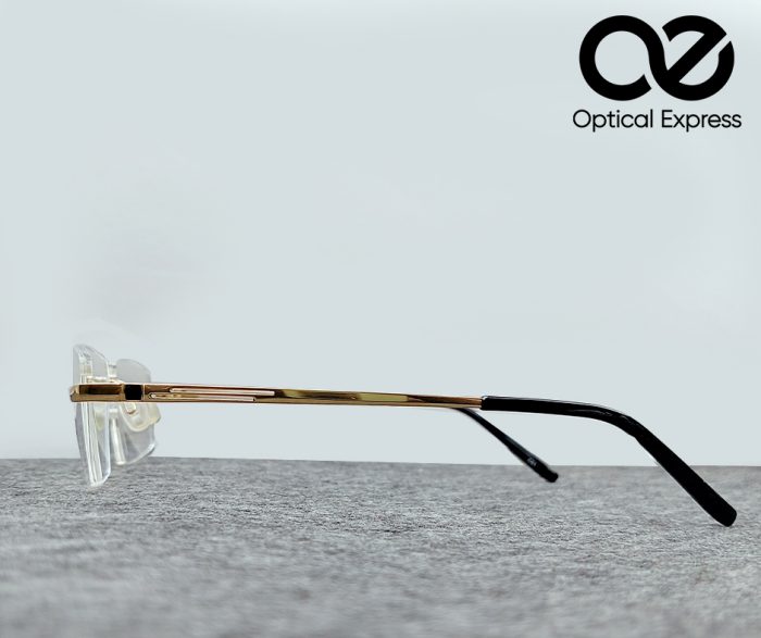 Snow Bird Titanium Rimless Eyeglasses – Model: 2220 - Image 4