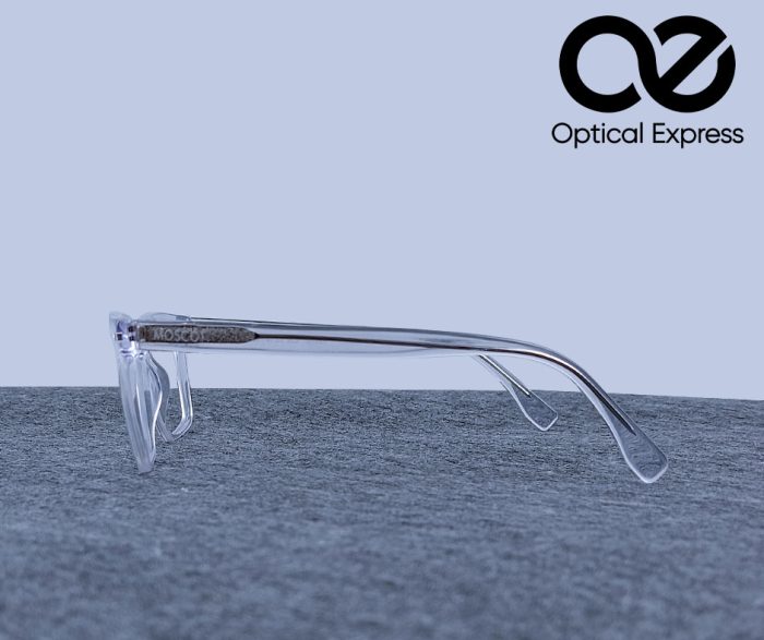 Moscot Inspired Transparent Eyeglasses – Model: Y2413 C26 - Image 3