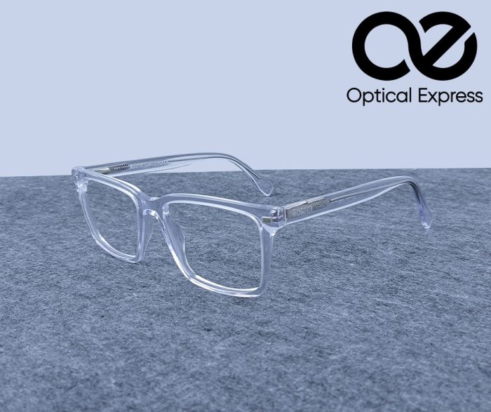 Moscot Inspired Transparent Eyeglasses – Model: Y2413 C26 - Image 1