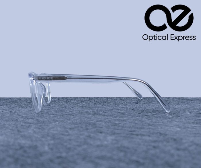 Police Clear Transparent Eyeglasses – Model: Y2110 C26 - Image 3