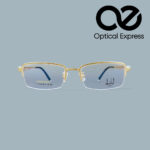 Dunhill 61943 Golden Titanium Eyeglasses – Semi Rimless - Image 2