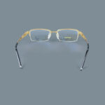 Dunhill 61943 Golden Titanium Eyeglasses – Semi Rimless - Image 4
