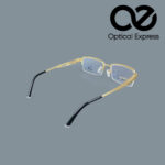 Dunhill 61943 Golden Titanium Eyeglasses – Semi Rimless - Image 5