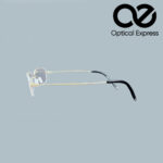Cartier 8057 C1 Eyeglasses – Matt Golden (β-Titanium) - Image 3