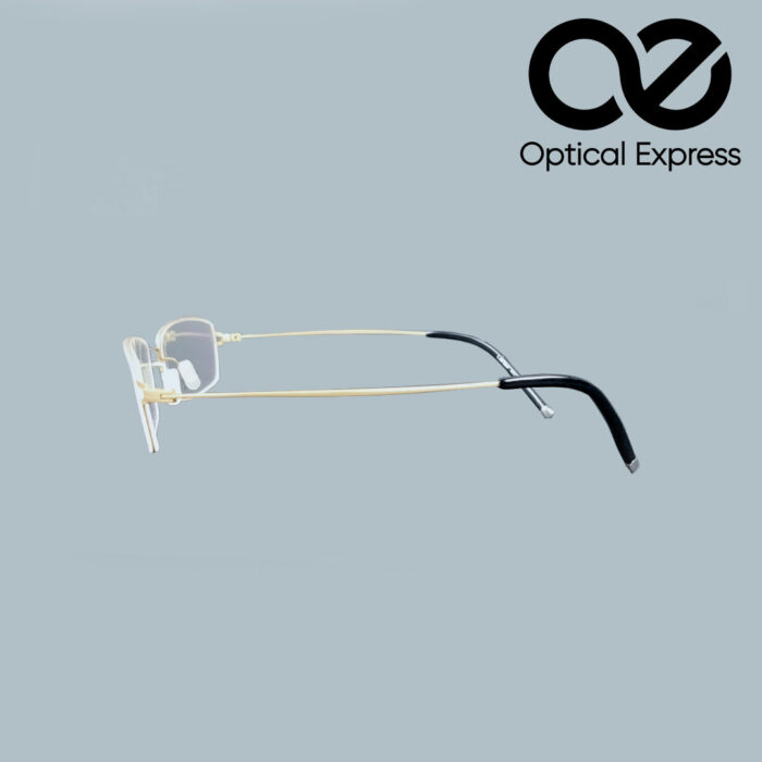 Cartier 8057 C1 Eyeglasses – Matt Golden (β-Titanium) - Image 3