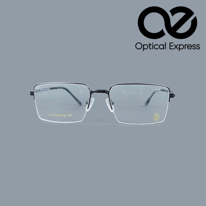 Cartier 8238JH COL.05 Eyeglasses – Black (β-Titanium) - Image 2