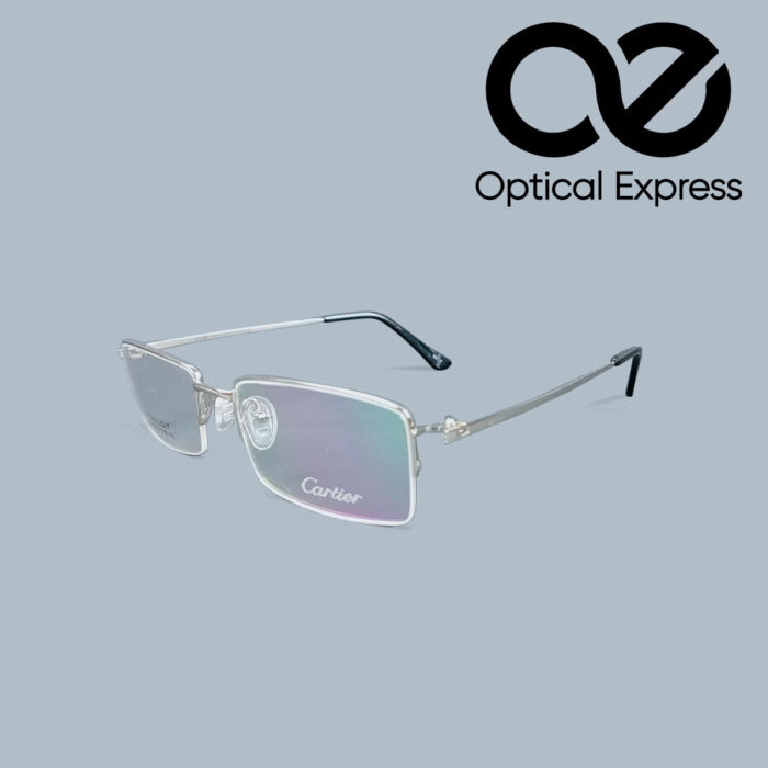 Cartier S3027 Eyeglasses – Silver (Titan-Light β-Titanium) - Image 2