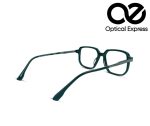 Glossy Black Geometric Eyeglasses – Model: 120217J COL.09 - Image 5