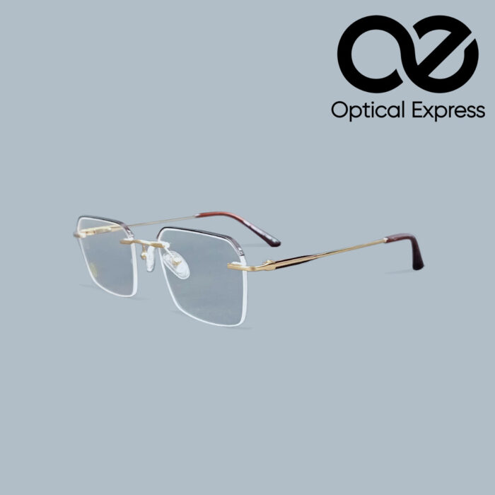 Cartier 57042K C2 Eyeglasses – Brown Gold Mix - Image 1