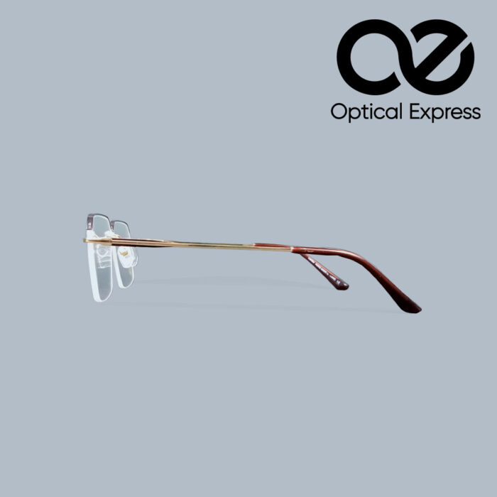 Cartier 57042K C2 Eyeglasses – Brown Gold Mix - Image 3