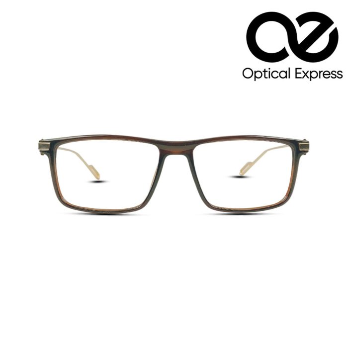 Brown-Gold Eyeglasses – Model: 371026 - Image 2