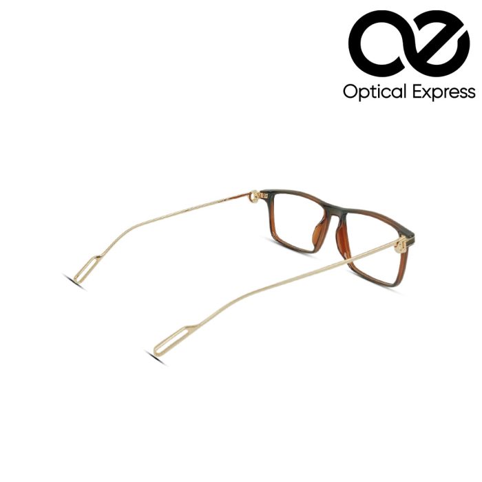 Brown-Gold Eyeglasses – Model: 371026 - Image 5