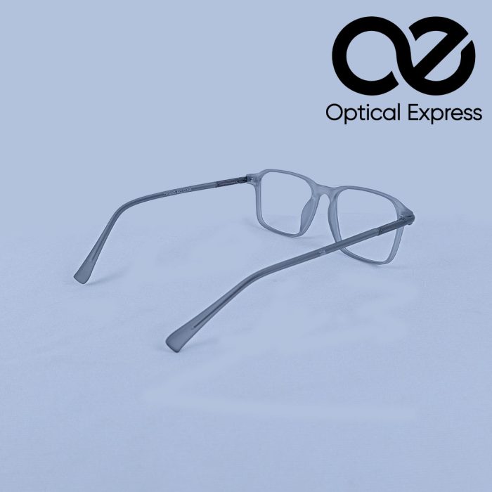 TR36033 Matte Grey Eyeglasses – Lightweight Comfort Frame - Image 5