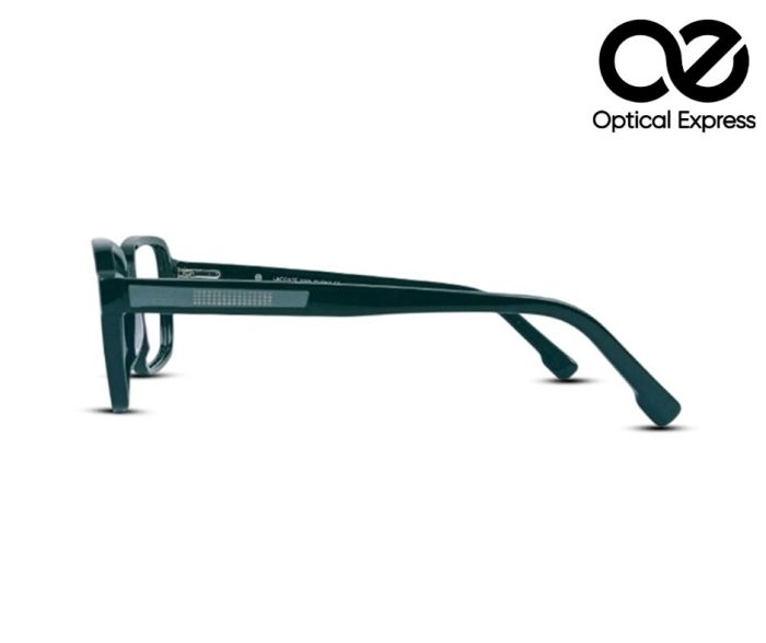 Glossy Black Rectangle Eyeglasses – Model: 2871 C1 - Image 3