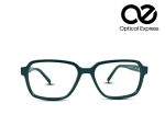 Glossy Black Rectangle Eyeglasses – Model: 2871 C1 - Image 2