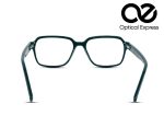 Glossy Black Rectangle Eyeglasses – Model: 2871 C1 - Image 4