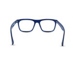 Glossy Blue Rectangle Eyeglasses – Model: 889 C7 - Image 4
