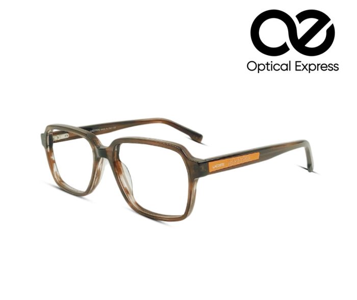 Lacoste Brown Transparent Eyeglasses – Model: 2871 C3 - Image 1