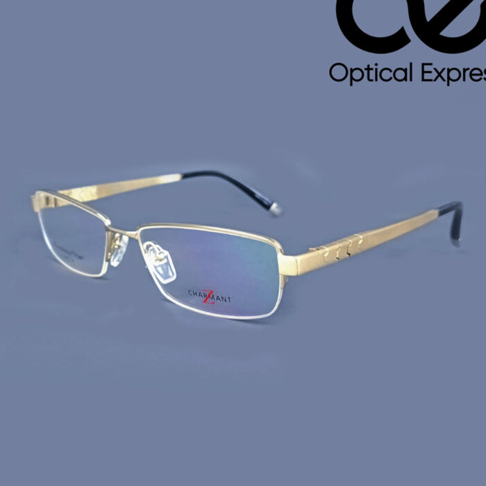 Charmant ZT11618 Excellence Titan Eyeglasses – Gold - Image 1