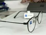 Zeiss Titanium Round Matt Black Eyeglass (52-20-140) - Image 5