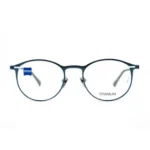 Zeiss Titanium Round Matt Black Eyeglass (52-20-140) - Image 2