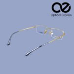 Silhouette Titanium IP Gold Half Rim Eyeglass – Model: 2044 C01 - Image 4