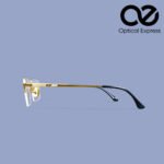 Silhouette Titanium IP Gold Half Rim Eyeglass – Model: 2044 C01 - Image 3