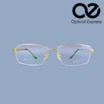 Rolex Titanium Gold Plated Rimless Eyeglass – Model: K226232 (57-17-145) - Image 2