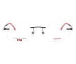 Carrera 8853 003 Black-Red Rimless Eyeglass - Image 2