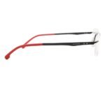 Carrera 8853 003 Black-Red Rimless Eyeglass - Image 3