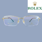 Rolex Titanium Gold Plated Rimless Eyeglass – Model: K226265 (55-18-145) - Image 2