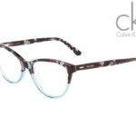 Calvin Klein CK21519 454 Blue-Brown Cat Eye Eyeglass