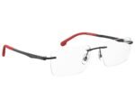 Carrera 8853 003 Black-Red Rimless Eyeglass - Image 4