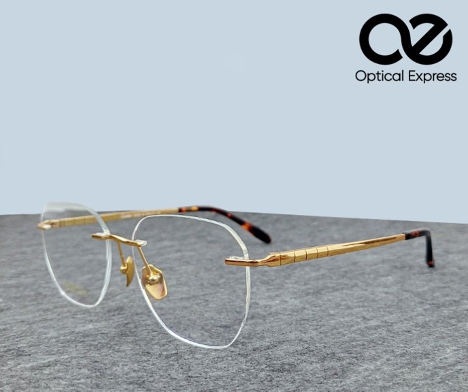 frame 10a Cartier 91107 C01 Titanium Rimless Eyeglasses - Image 1