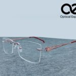 Danmac 171048 Rose Golden Rimless Eyeglasses